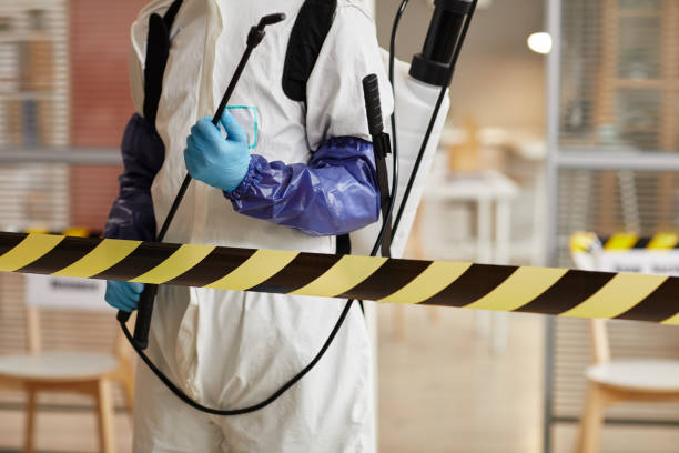 Professional Biohazard Cleanup technician working in Los Alamos, CA